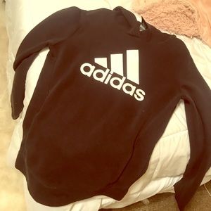 Adidas hoodie. It’s a kids XL so fits like a small